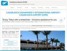Tablet Screenshot of casablanca-airport.com